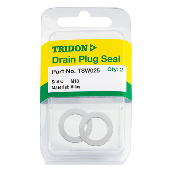 Tridon Oil Drain Plug Washer Pair TSW025, , scaau_hi-res