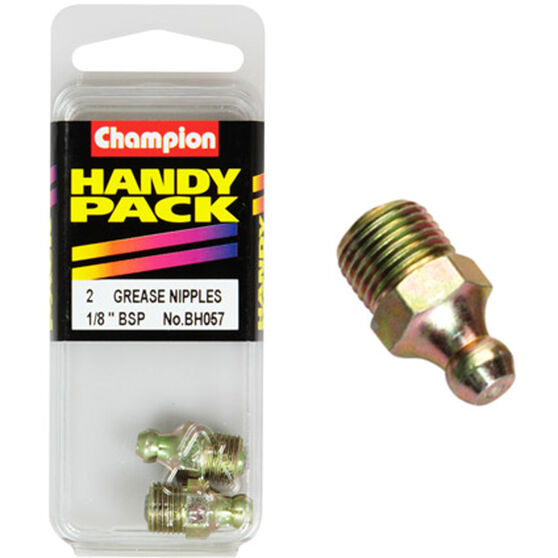 Champion Handy Pack Grease Nipples BH057, 1/8" BSP, Straight, , scaau_hi-res