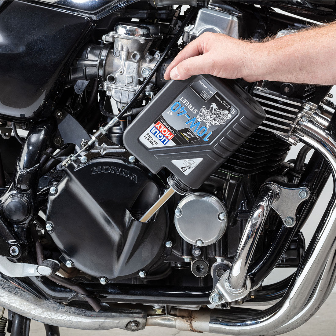LIQUI MOLY Street 4T Motorcycle Oil 10W-40 1 Litre, , scaau_hi-res