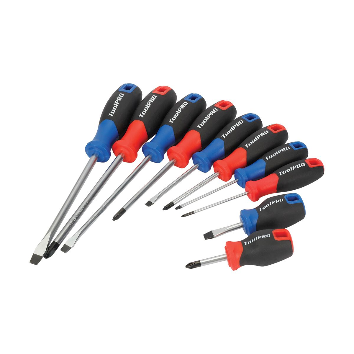 ToolPRO Screwdriver Set 10 Piece, , scaau_hi-res