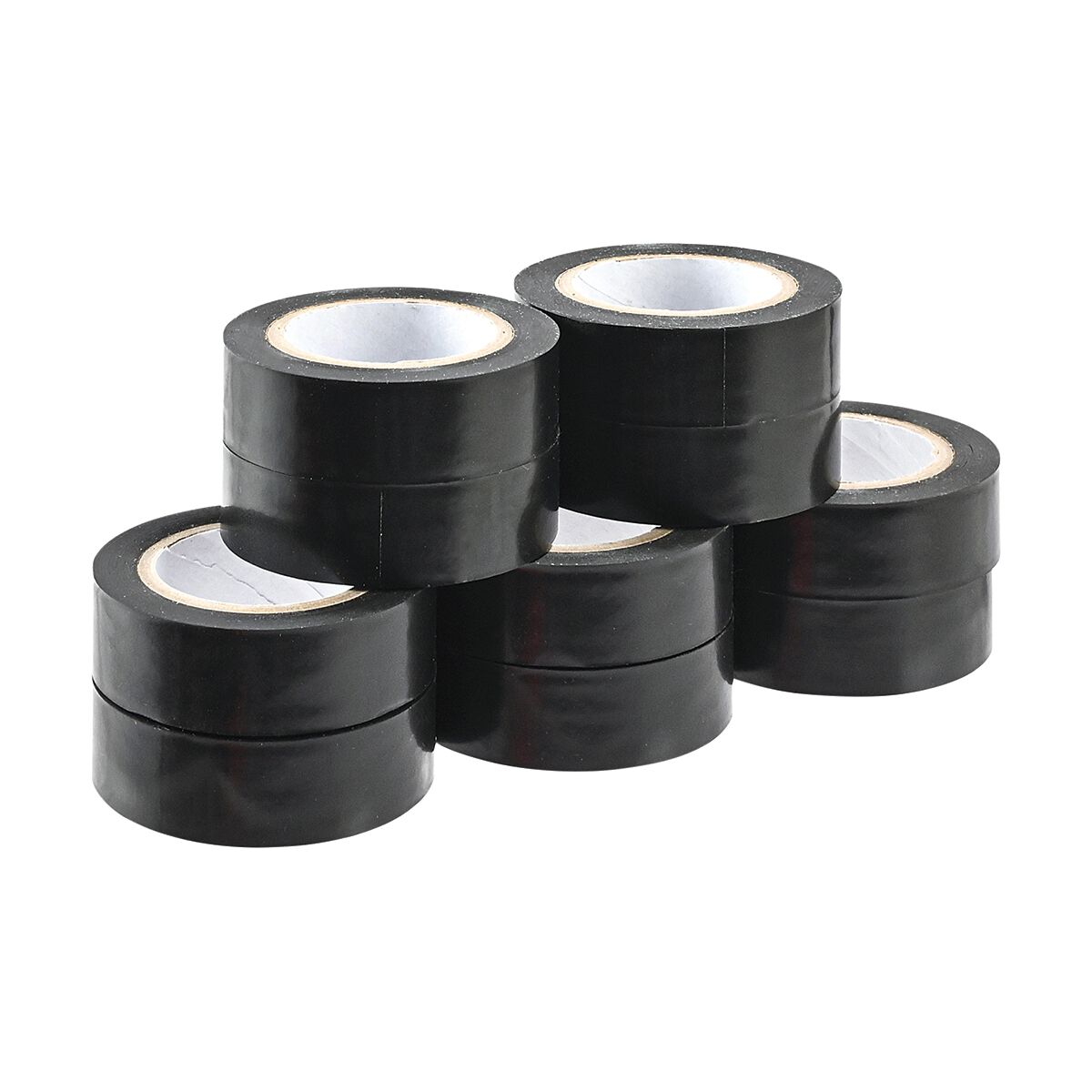 SCA PVC Electrical Tape - Black, 18mm x 10m, 10 Pack, , scaau_hi-res