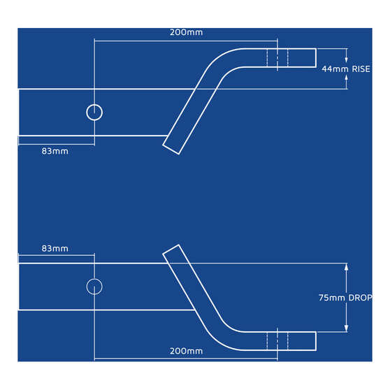 Hayman Reese Tow Ball Mount Kit 75mm/200mm, , scaau_hi-res