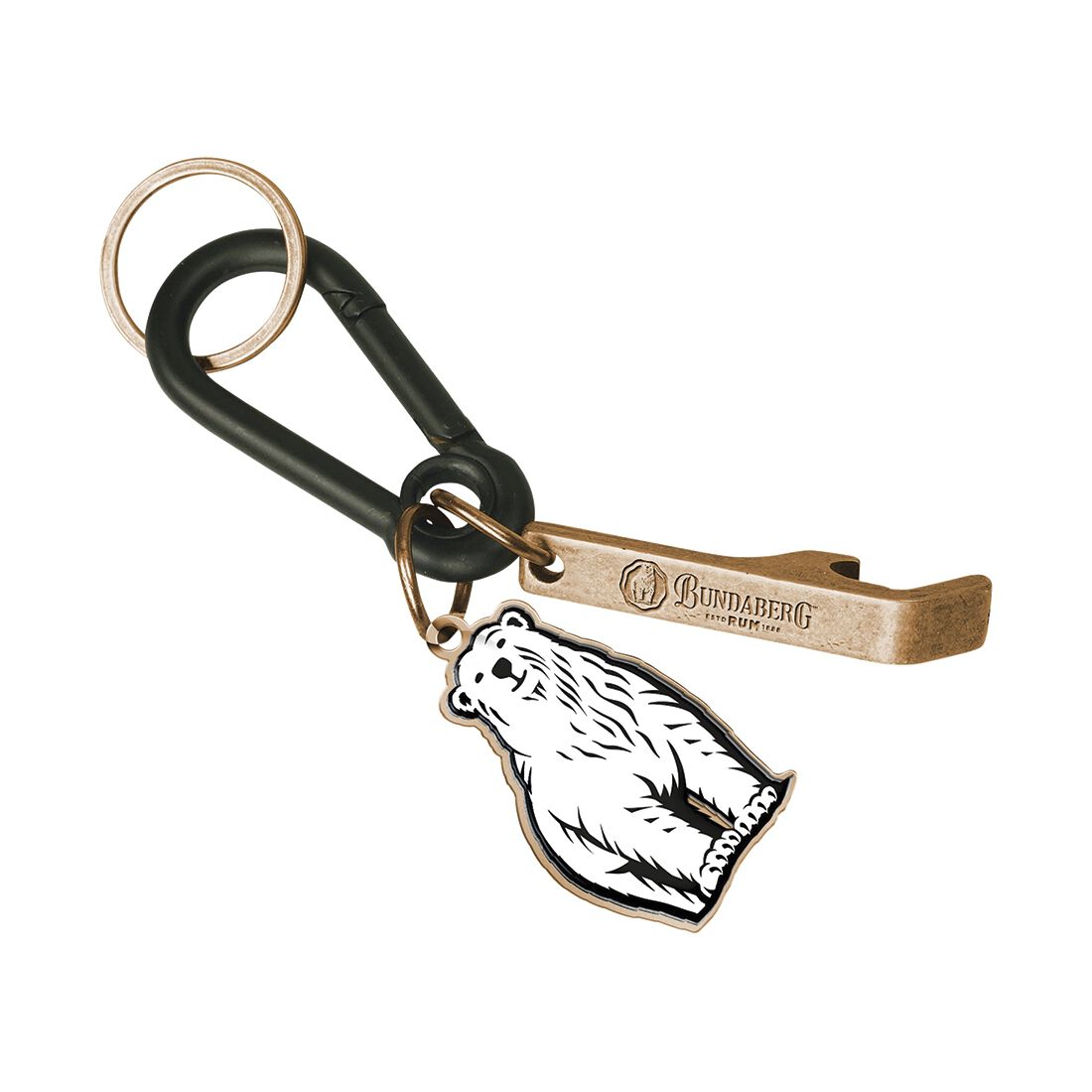 Bundaberg Bear Keyring Bottle Opener Clip, , scaau_hi-res