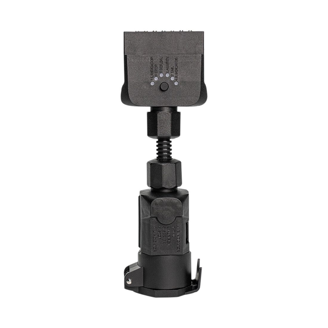 SCA Trailer Adaptor 7 Flat Socket To 7 Pin Large Round Plug LED, , scaau_hi-res