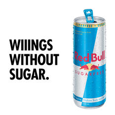 Red Bull Energy Drink Sugar Free 250mL, , scaau_hi-res