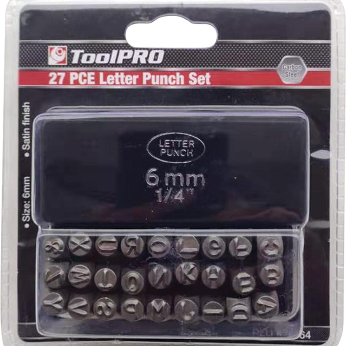 Letter punch clearance set