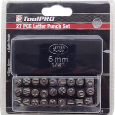 ToolPRO Letter Punch Set - 6mm, , scaau_hi-res