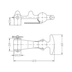 Sunrise Rubber Bonnet Fastener, , scaau_hi-res