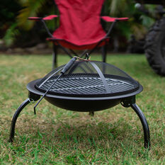 Ridge Ryder Fire Pit with Grill, , scaau_hi-res