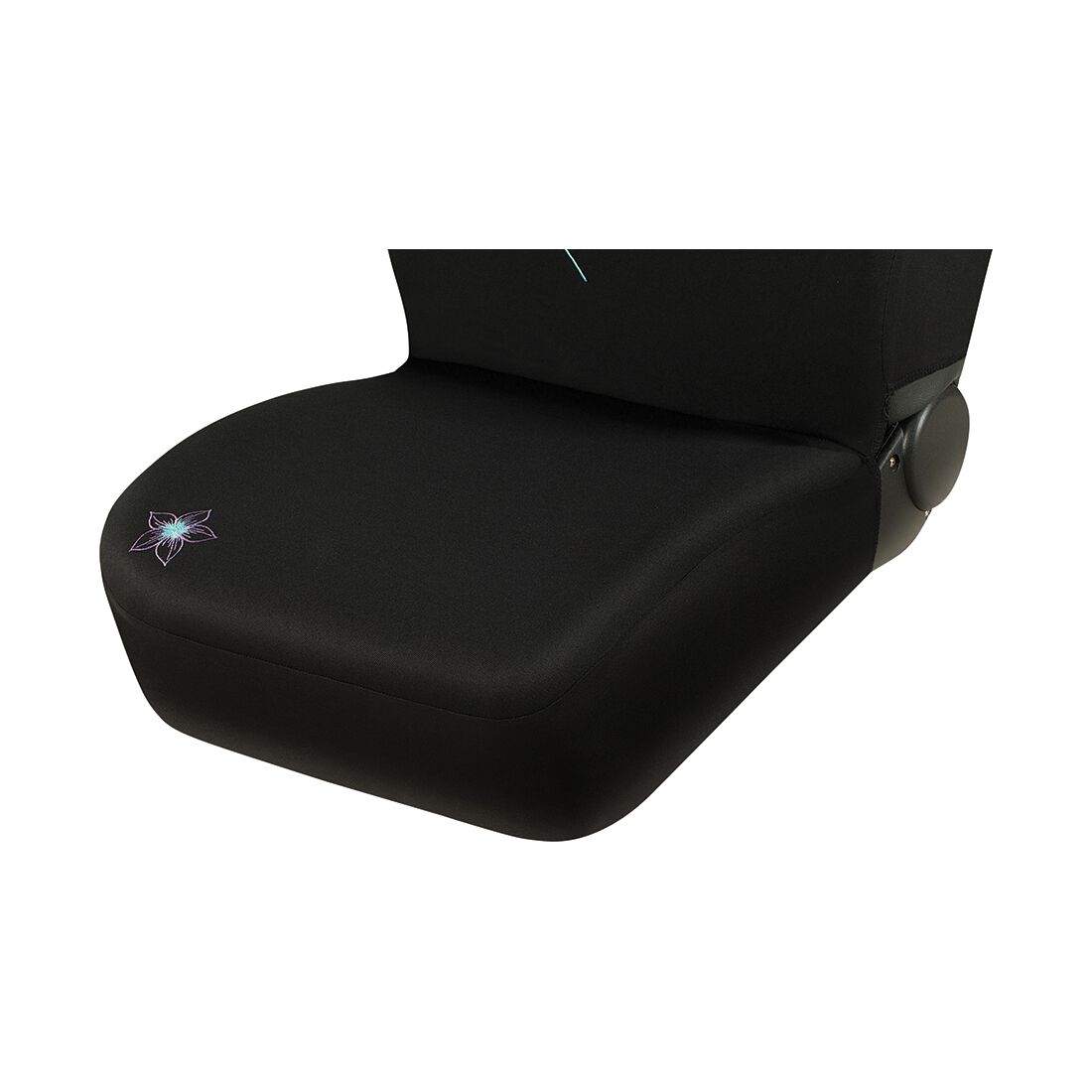 SCA Seat Cover Flower Purple & Aqua, Adjustable Headrests, Airbag Compatible, Size 30 & 06H, , scaau_hi-res