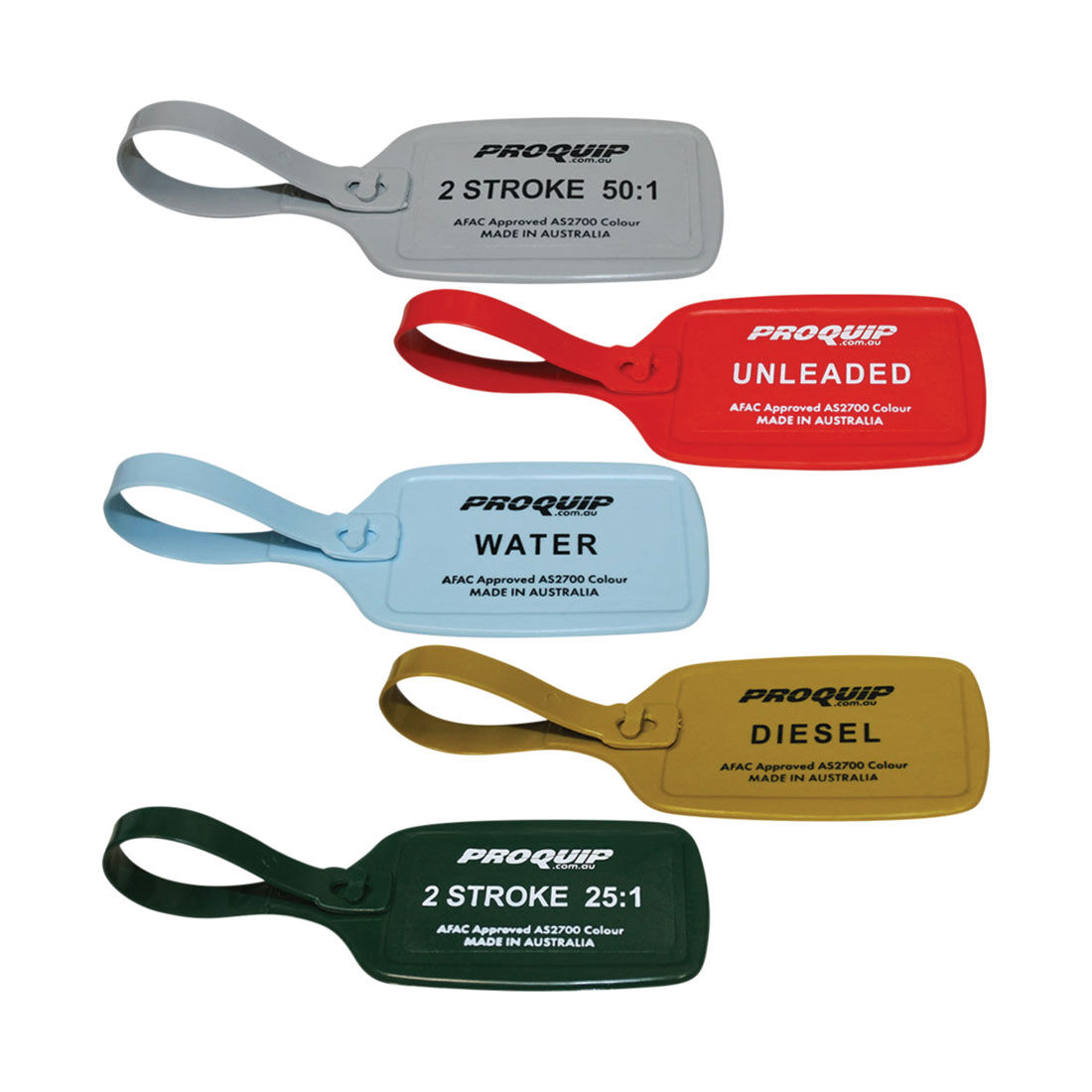 Pro Quip Safety ID Tags For Fuel Cans - 5 Pieces, , scaau_hi-res
