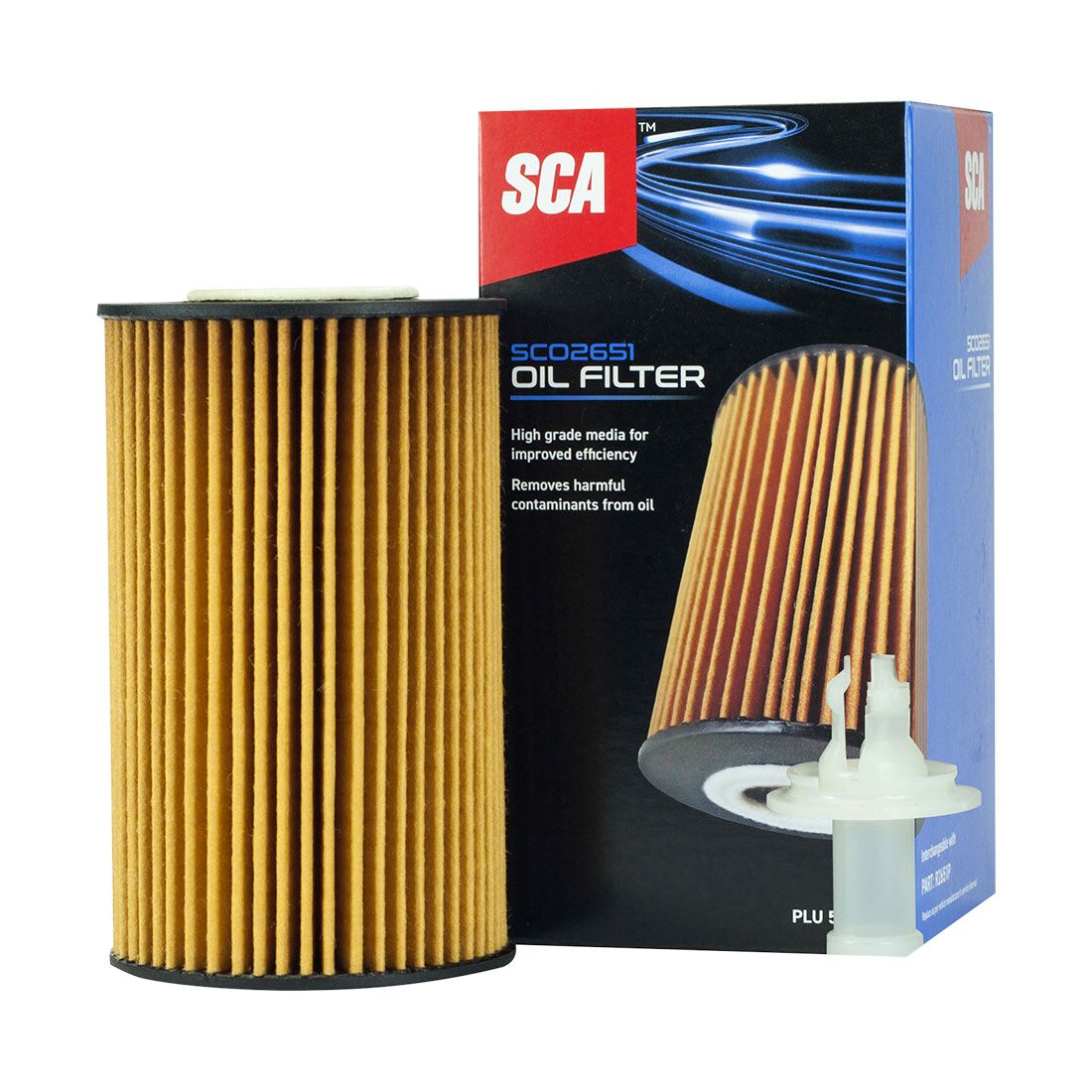 SCA Oil Filter SCO2651 (Interchangeable with R2651P), , scaau_hi-res