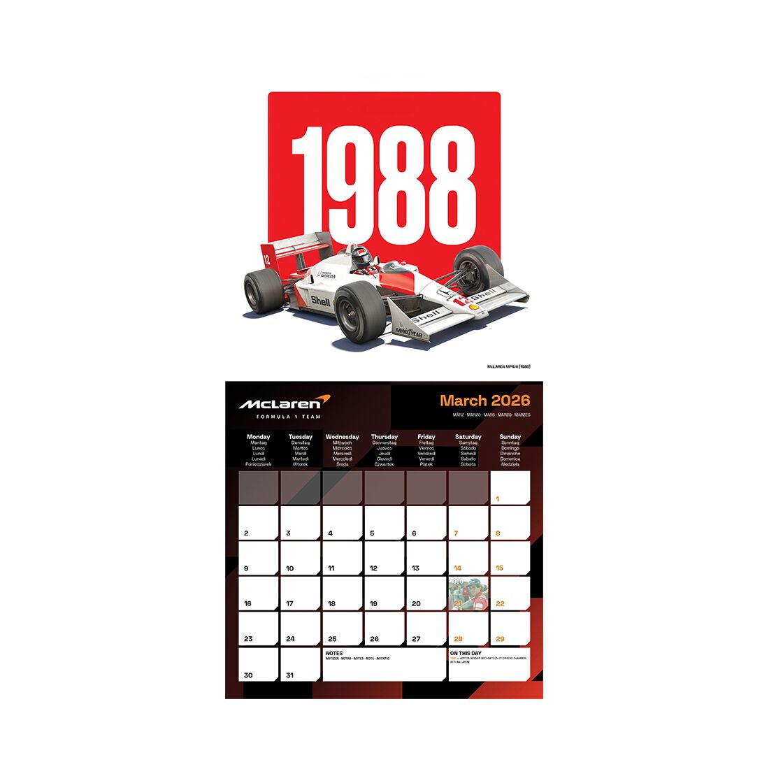 McLaren Square 2026 Calendar, , scaau_hi-res