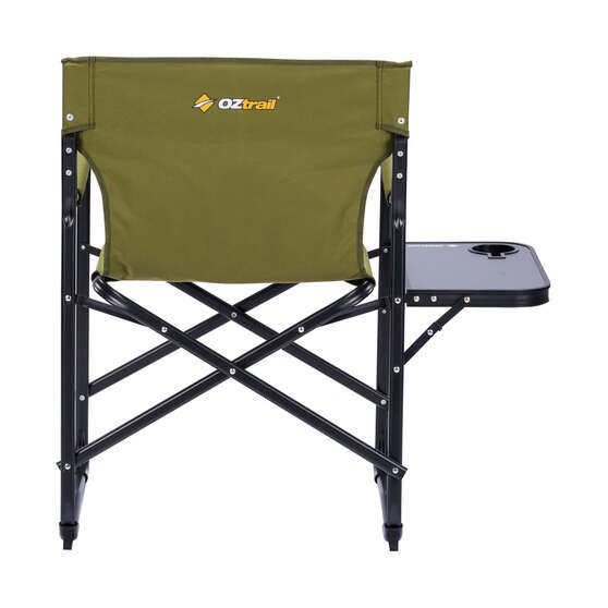 Oztrail Directors Classic with Side Table Chair, , scaau_hi-res