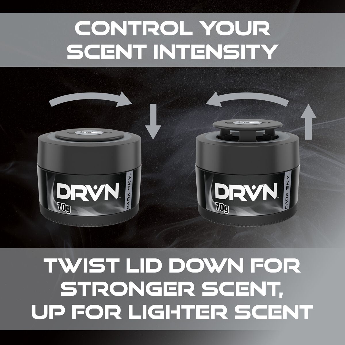 DRVN Dark Sky Gel Can Air Freshener -  1 Pack, , scaau_hi-res