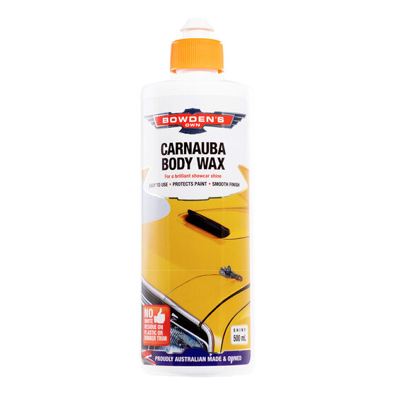 Bowden's Own Carnauba Body Liquid Wax 500mL, , scaau_hi-res