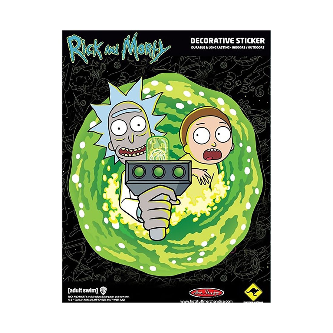 Sticker Rick and Morty Portal Gun, , scaau_hi-res