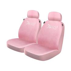 Juicy Couture 2 Piece OG Big Bling Seat Covers - Pink, , scaau_hi-res