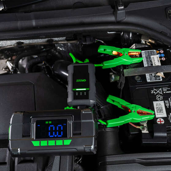 CAROSS T14 12V 2000A Smart Lithium Jump Starter With Built-in Air Compressor & 3 Mode LED Worklight, , scaau_hi-res