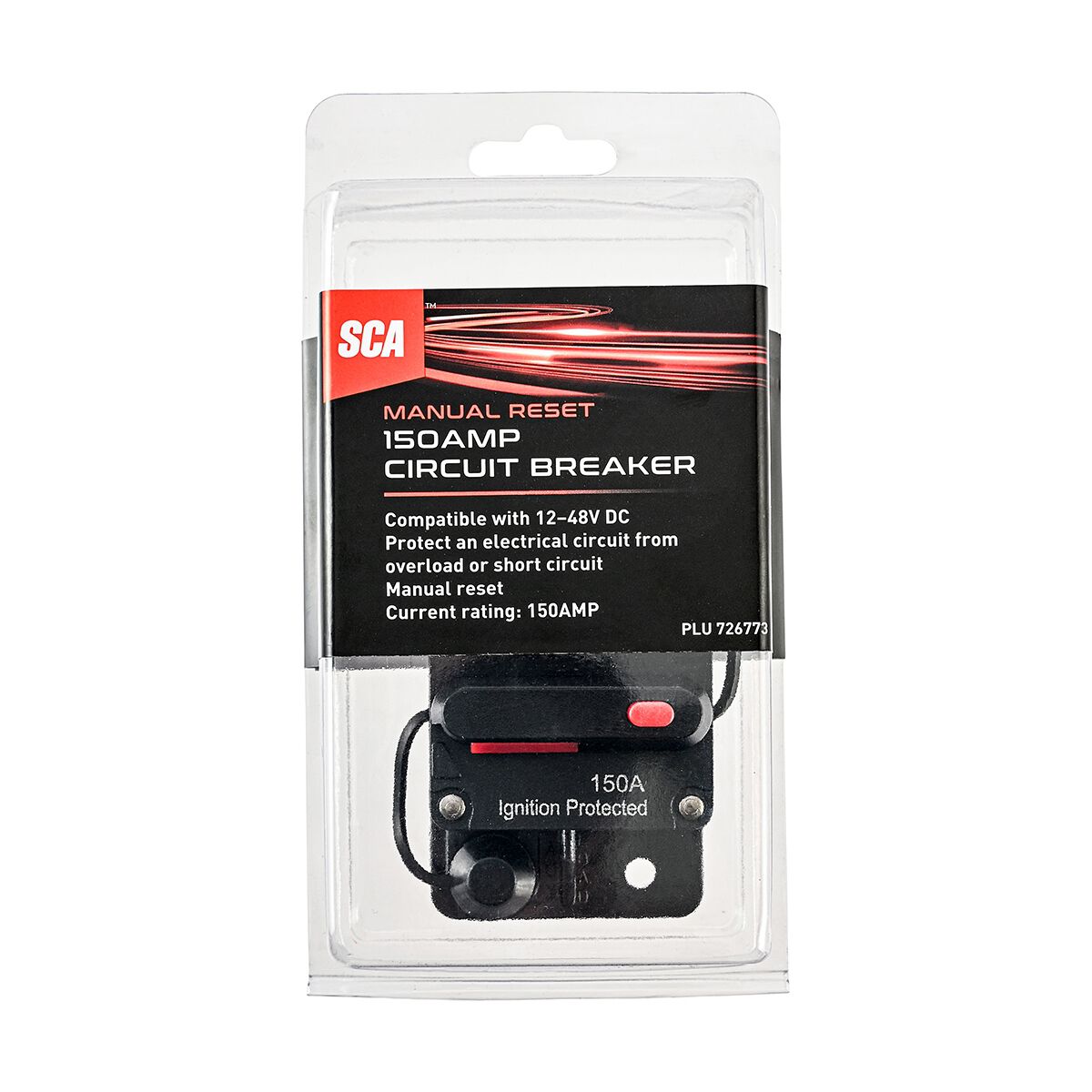 SCA Circuit Breaker - Manual Reset - 150 Amp, , scaau_hi-res