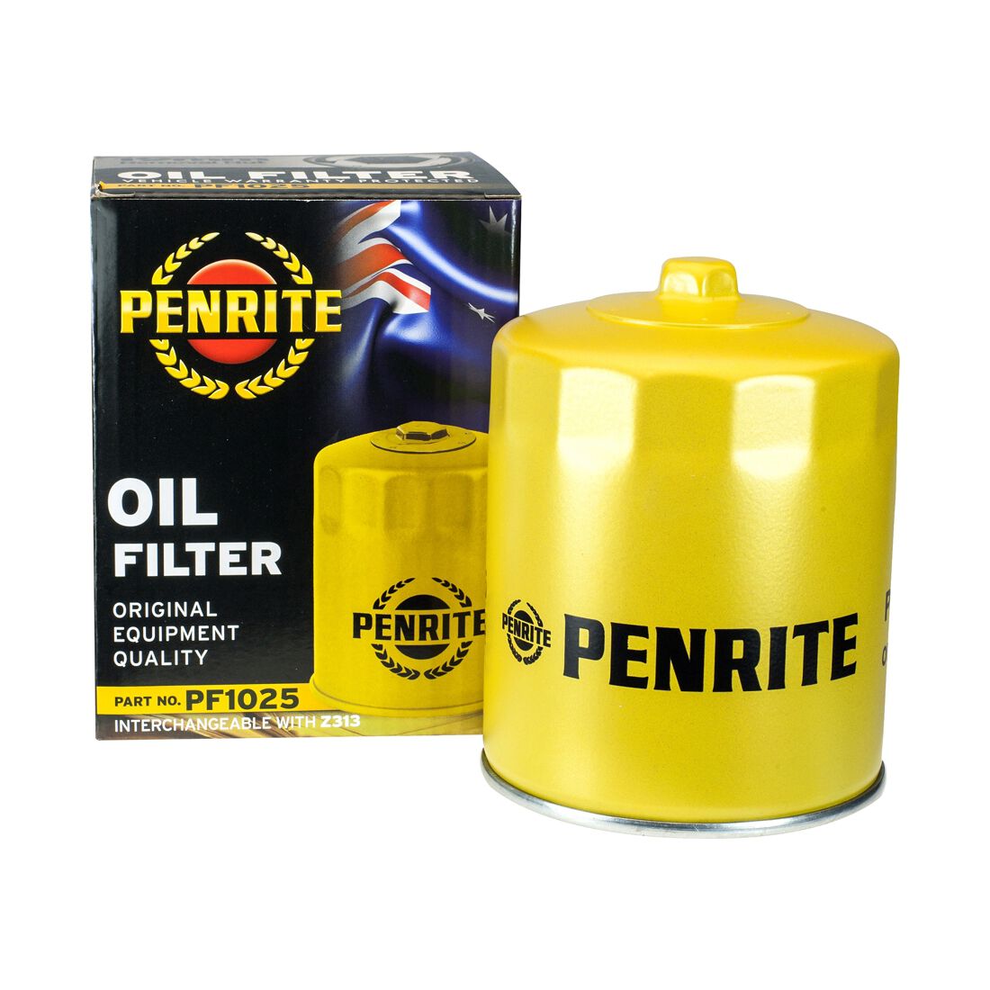 Penrite Oil Filter PF1025 (Interchangeable with Z313), , scaau_hi-res
