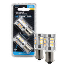Calibre Automotive Globes - LED Amber Wedge 12V, P21/5W, BAU15S, , scaau_hi-res