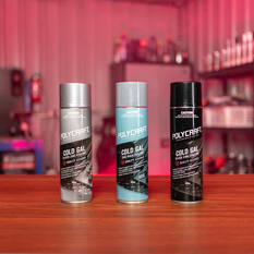 Polycraft Cold Gal Zinc Coating Black 400g, , scaau_hi-res