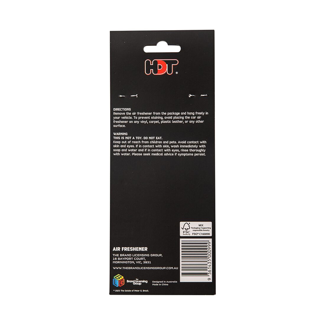 Holden HDT Air Freshener, , scaau_hi-res