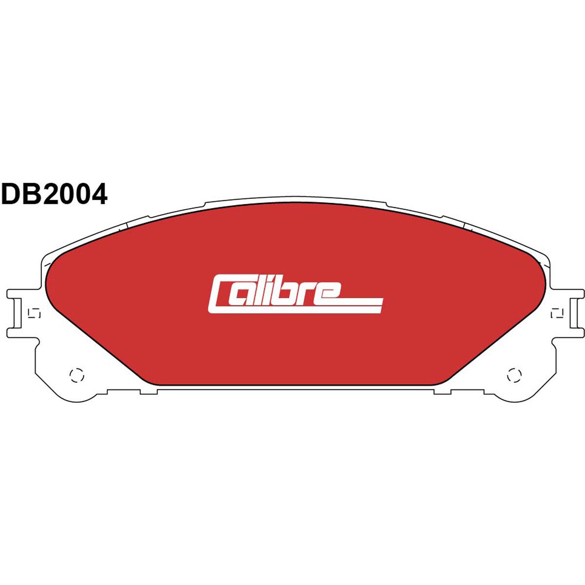 Calibre Disc Brake Pads DB2004CAL, , scaau_hi-res