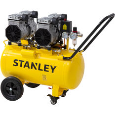Stanley Air Compressor Silenced 2.75HP 50 Litre tank, , scaau_hi-res