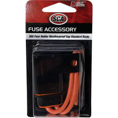 SCA Automotive Fuse Holder with Weatherproof Cap -  Mini Blade 30 Amp, , scaau_hi-res