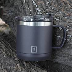 Swiss Tech Short Mug - 14oz/413ml, Charcoal, , scaau_hi-res