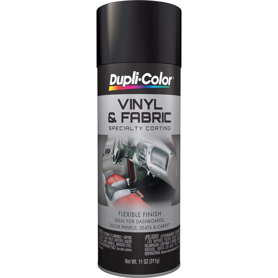 Dupli Color Vinyl And Fabric Paint Aerosol Paint Flat Black 311g Supercheap Auto