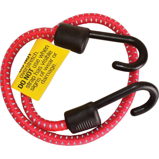 SCA Reflective Bungee Cord - 60cm, Red, , scaau_hi-res