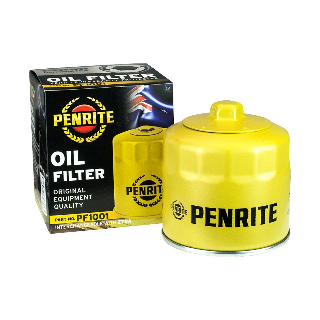 Penrite Oil Filter PF1001 (Interchangeable with Z79A), , scaau_hi-res