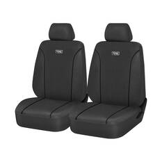Ridge Ryder Canvas Seat Covers Charcoal/Black 30SAB, , scaau_hi-res