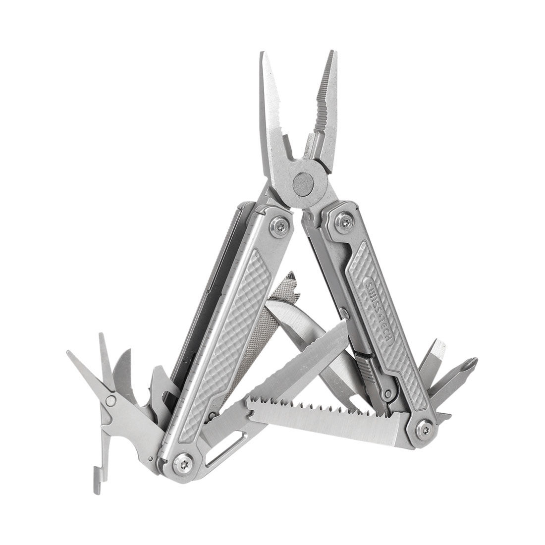 SWISSTECH 17-In-1 Folding Multitool Pliers, , scaau_hi-res