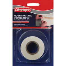 Clingtape Double Sided Tape - Mounting, 24mm x 2m, , scaau_hi-res
