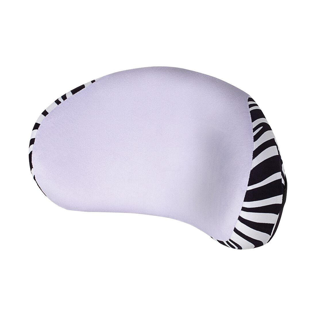 Cabin Crew Lumbar/Travel Cushion - Black/White/Lilac, , scaau_hi-res