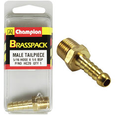 Champion Brass Pack Male Hose Barb HC20, 5/16" X 1/4", , scaau_hi-res