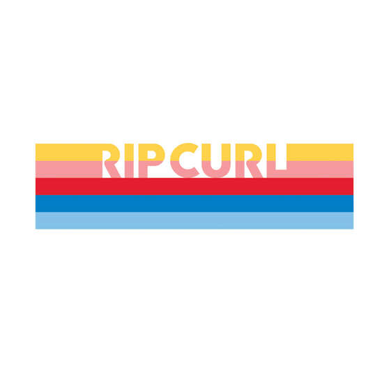 Rip Curl Retro Stripes Sticker, , scaau_hi-res