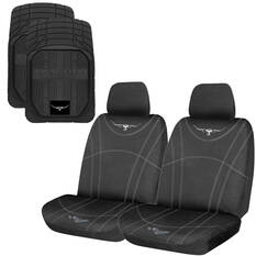 R.M.Williams Canvas Seat Cover Set, , scaau_hi-res