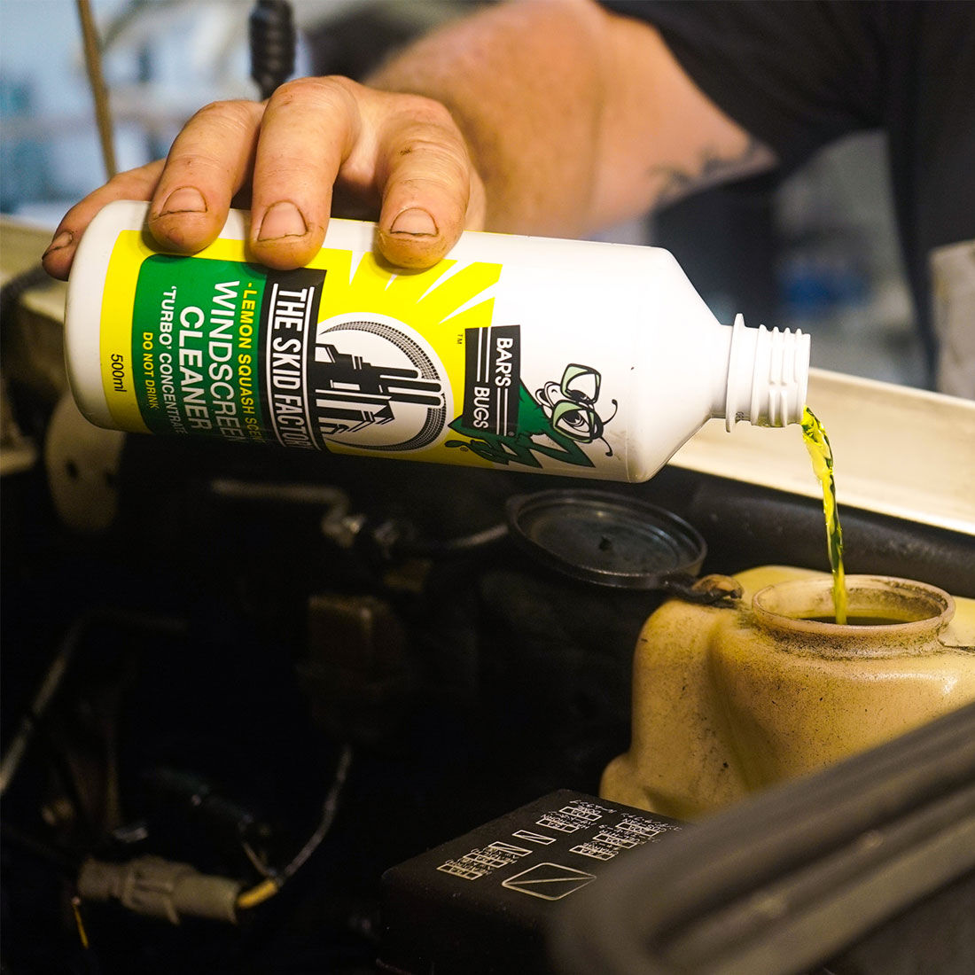 Bar's Bugs x Skid Factory Windscreen Cleaner 500ml, , scaau_hi-res