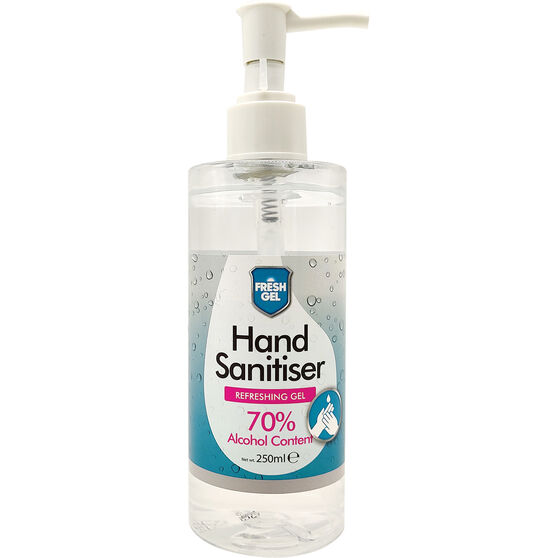 Fresh Gel 250ml Hand Sanitiser, , scaau_hi-res