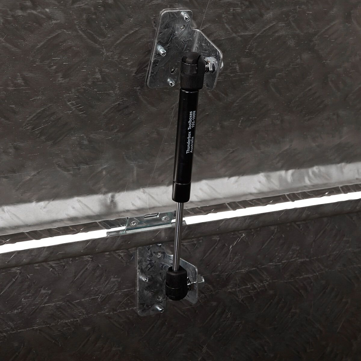 Thunderbox Aluminium Checkerplate Tool Box 180 Litre, , scaau_hi-res