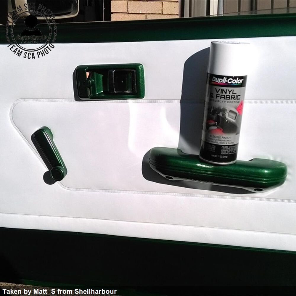 DupliColor Vinyl and Fabric Paint Aerosol Paint White, 311g