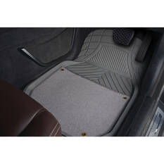 Ridge Ryder Deep Dish Combo Carpet/PVC Car Floor Mats - Set of 4, Charcoal, , scaau_hi-res