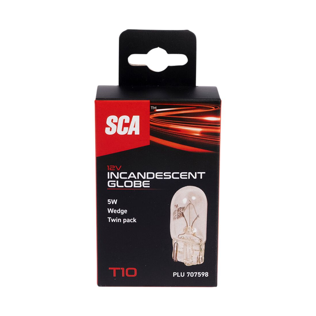 SCA Incandescent Globe - T10 12V 5W - 2 Pack, , scaau_hi-res