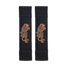 SCA Steering Wheel Cover and Seat Belt Buddy Set Bronze/Black, , scaau_hi-res