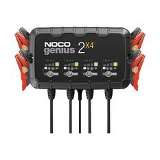NOCO Genius 2X4 Smart Battery Charger 6V/12V 4-Bank 8 Amp, , scaau_hi-res